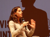 Silvia Badon speak with Giuseppe Gori Savellini