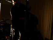Trio Ciné Musique on the stage of Visionaria