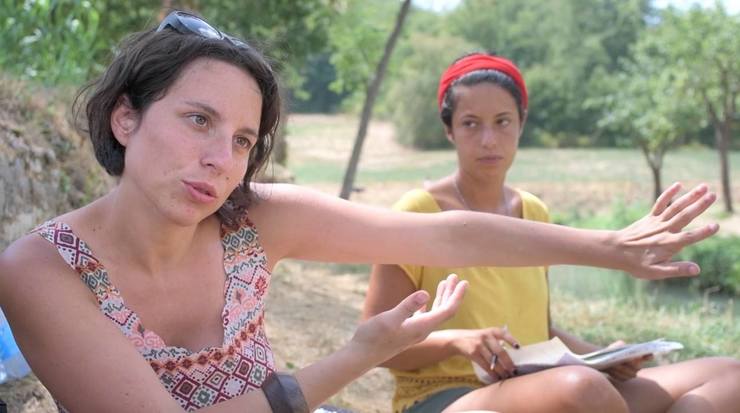 Lara e Ludovica discutono il pitch